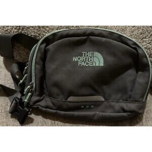 EUC The North Face ROO Waist Fanny Cross Body Bag Pack Gray Sling